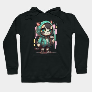 Stylish Cat Vibes Hoodie